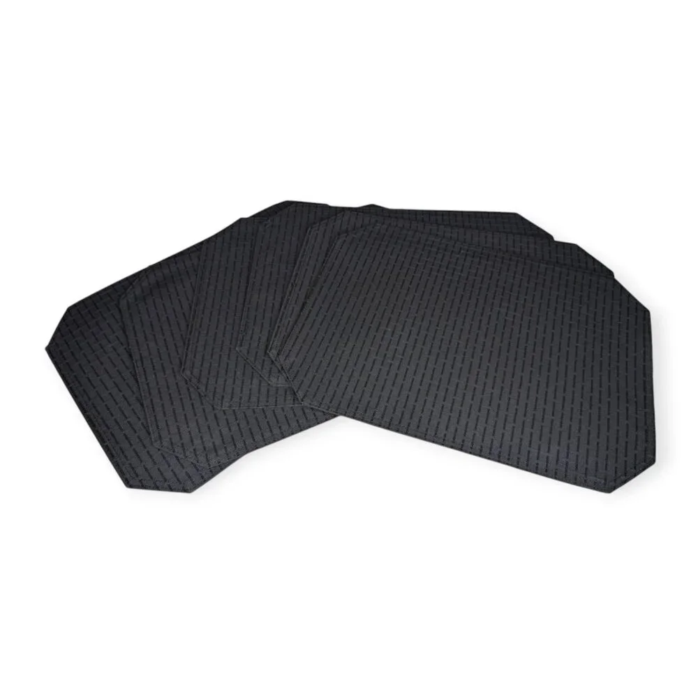 Navy Blue Reversible Placemats- Set of 6